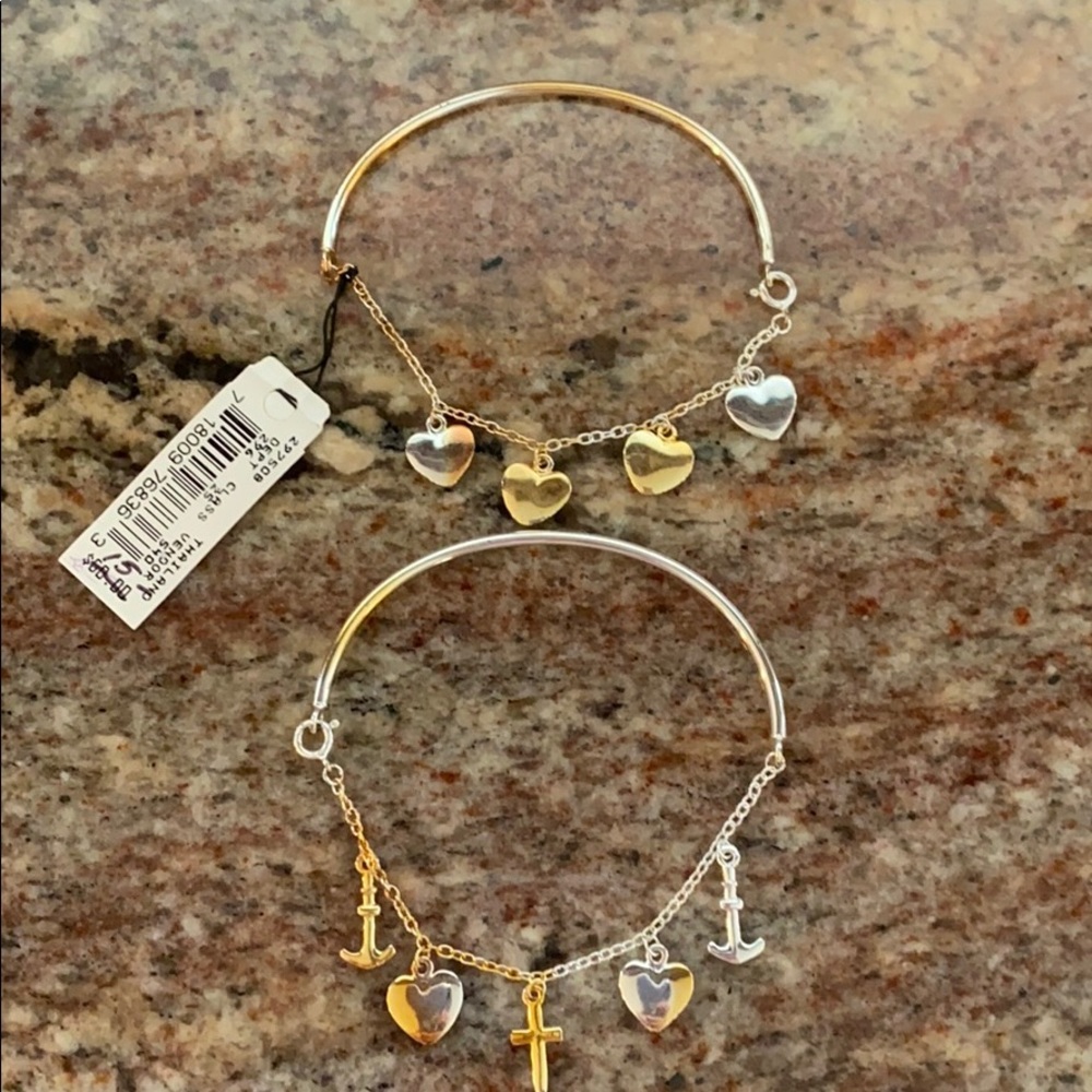 Two charm bracelets